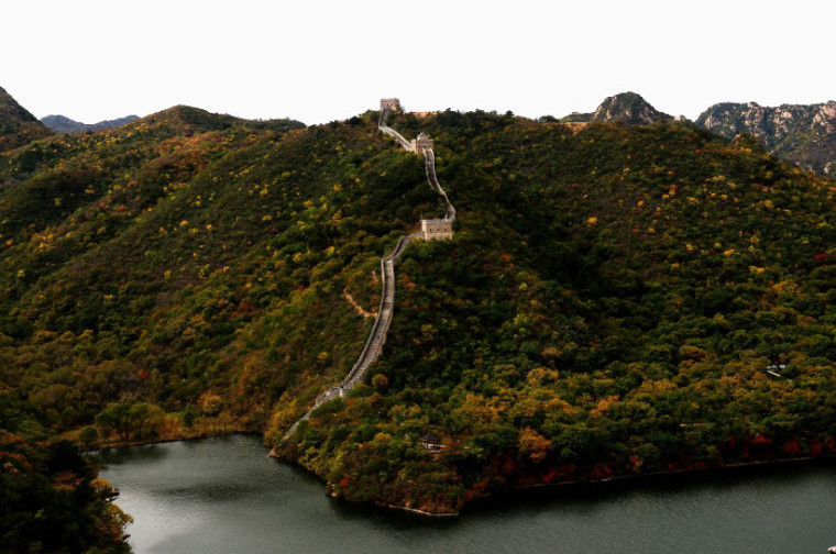 北京怀柔黄花城水长城风景