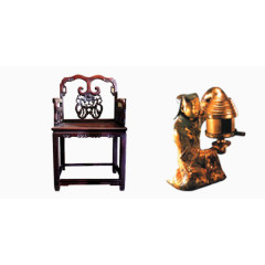 中国风收藏品椅子