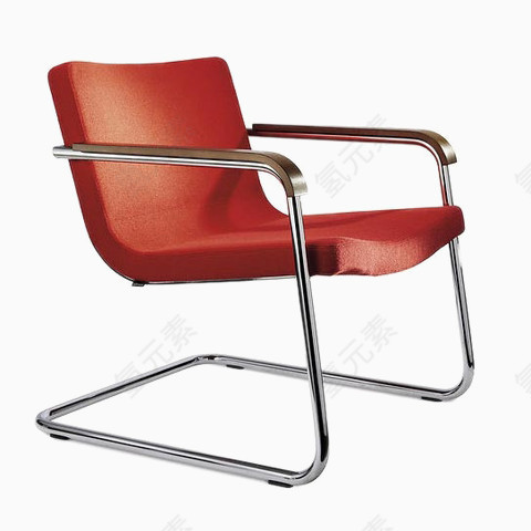 红色装饰椅子