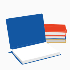 蓝色笔记本