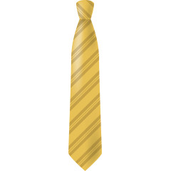黄色男士领带