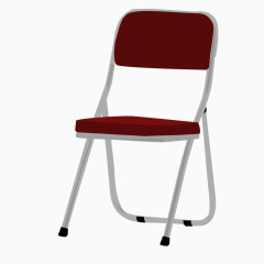 红色折叠椅子
