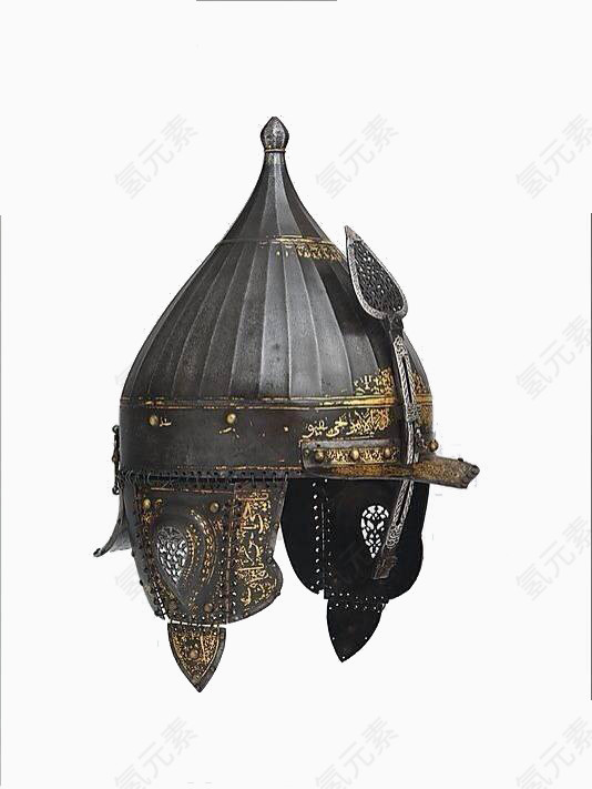 古代尖顶战士头盔
