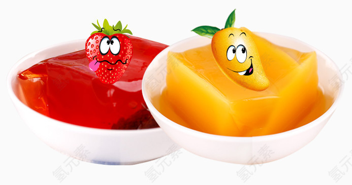 果冻水果表情