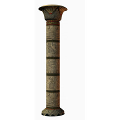 古埃及大厅石柱