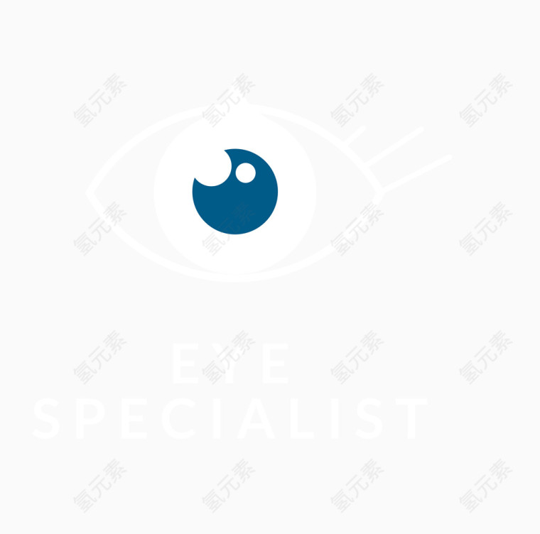 平面特殊眼睛药品标识