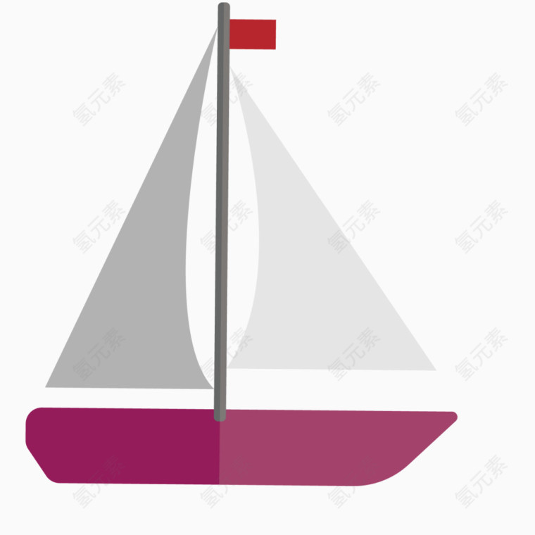 老式小帆船