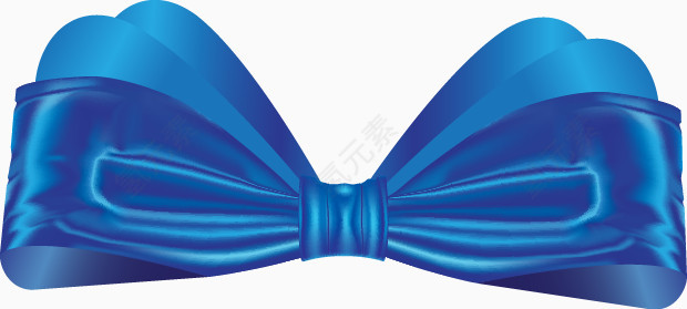 蓝色蝴蝶结
