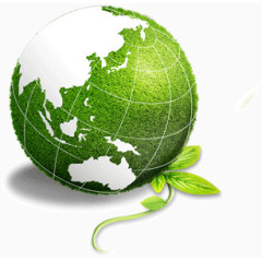 绿色地球仪