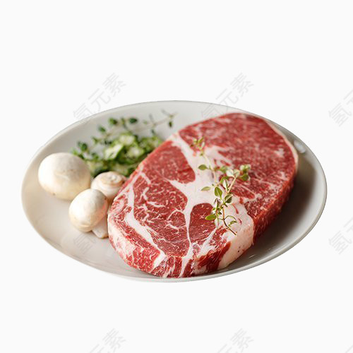 新鲜牛排肉