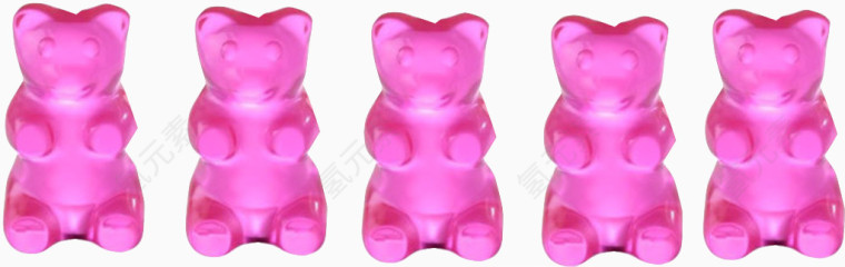 粉色玩具软胶可爱小熊