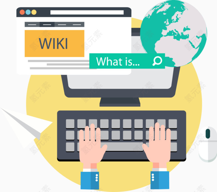 wiki百科图标矢量图