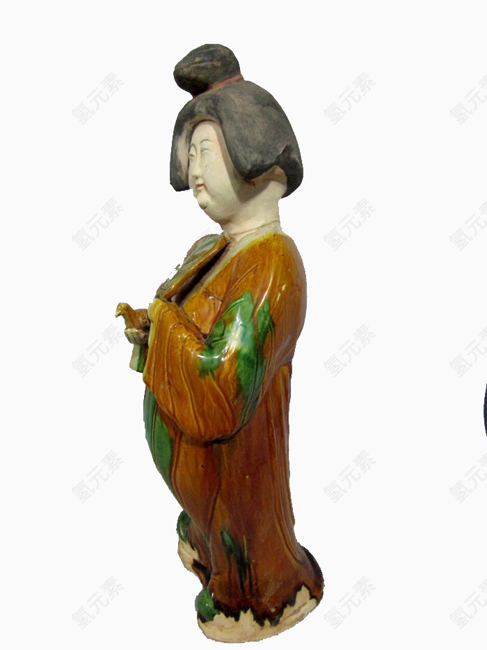 唐代女人雕塑