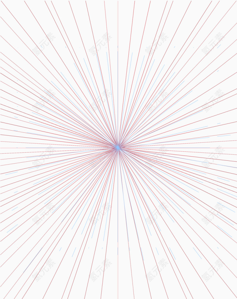 放射性线条装饰