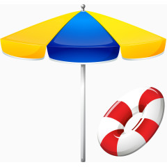 遮阳伞泳圈