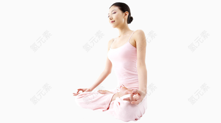 练瑜珈的女人