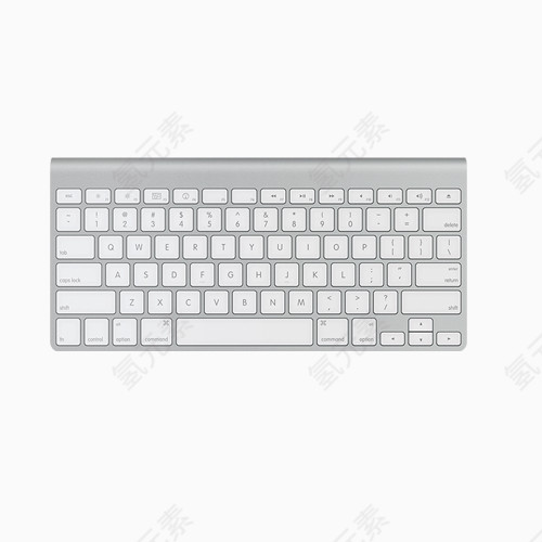 银白色苹果键盘