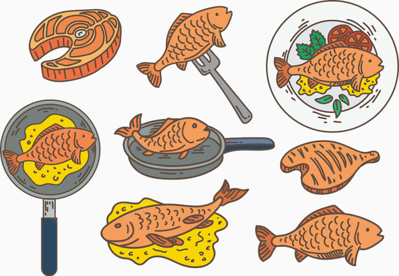 卡通烤鱼下载