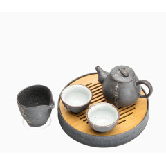 一壶两杯旅行茶道手工陶瓷
