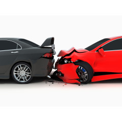 汽车相撞的安全交通事故