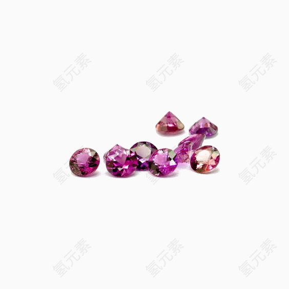 紫色钻石免扣元素