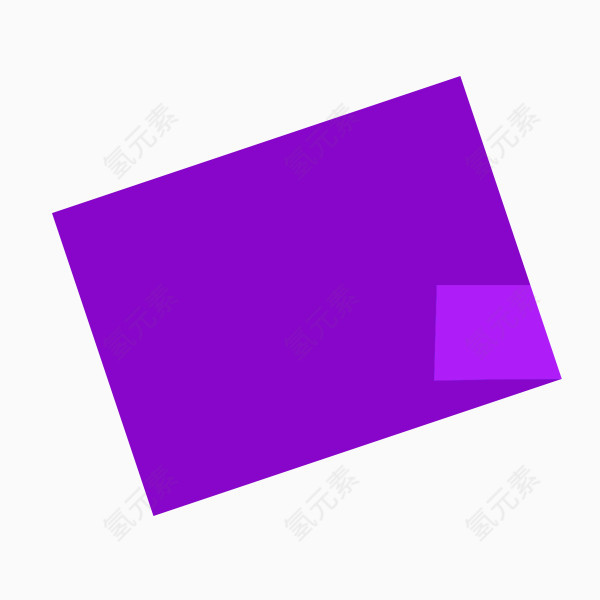 紫色几何装饰图形