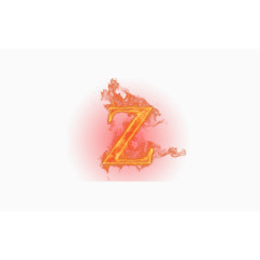 矢量火焰字母Z