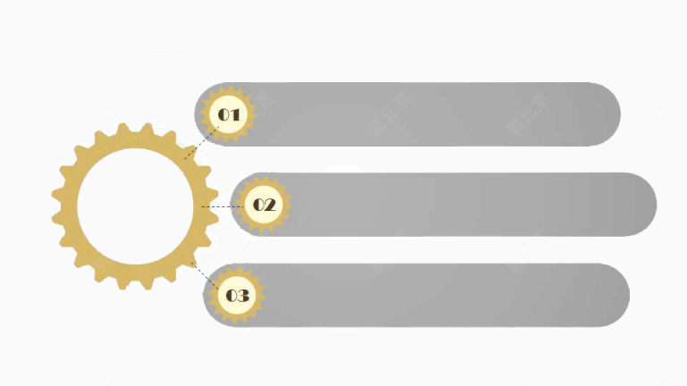齿轮系列PPT模板下载