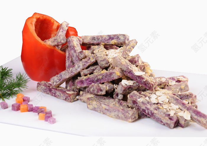 燕麦焗紫薯