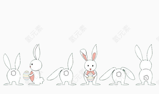 卡通小兔子