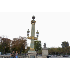 法国巴黎革命广场旅游风光