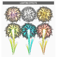矢量节日喜庆烟花素材