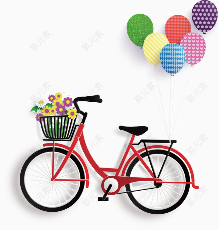 单车气球