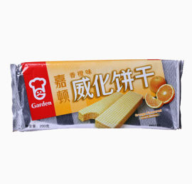 香橙为威化饼干