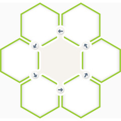 矢量手绘几何标签