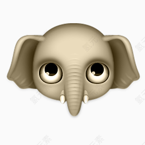 棕色大象3d