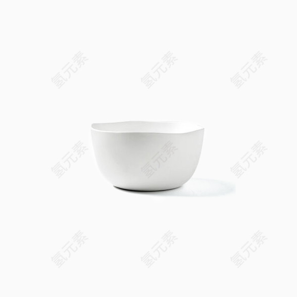 亿嘉家用陶瓷创意大号面碗白色