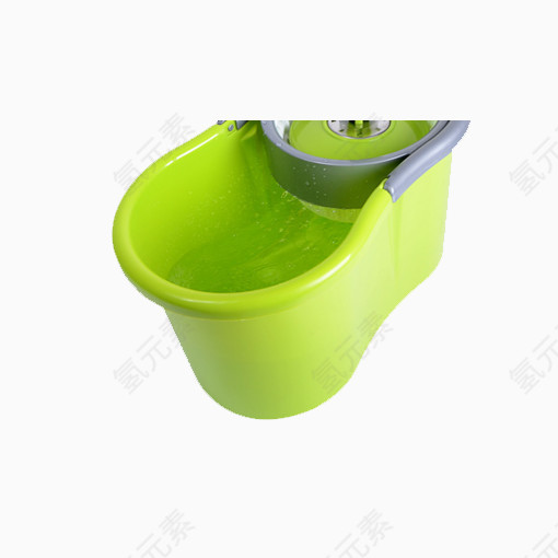 绿色拖把桶