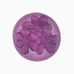 紫色圆弧花色手工皂