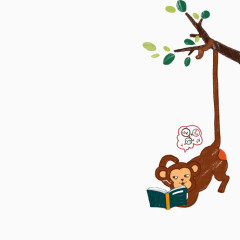 吊树上猴子