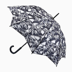 黑白波纹雨伞