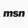 标志MSN富可视的社交媒体图标