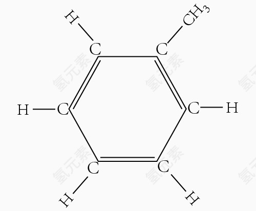 甲苯的分子结构式