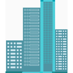 矢量扁平化写字楼