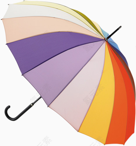 多颜色雨伞