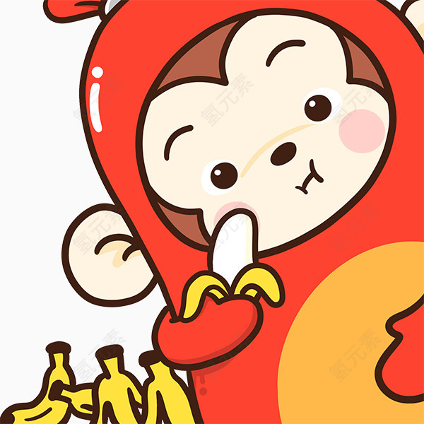 吃香蕉的猴宝宝