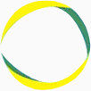绿黄圆形环