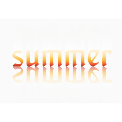 summer特效文字