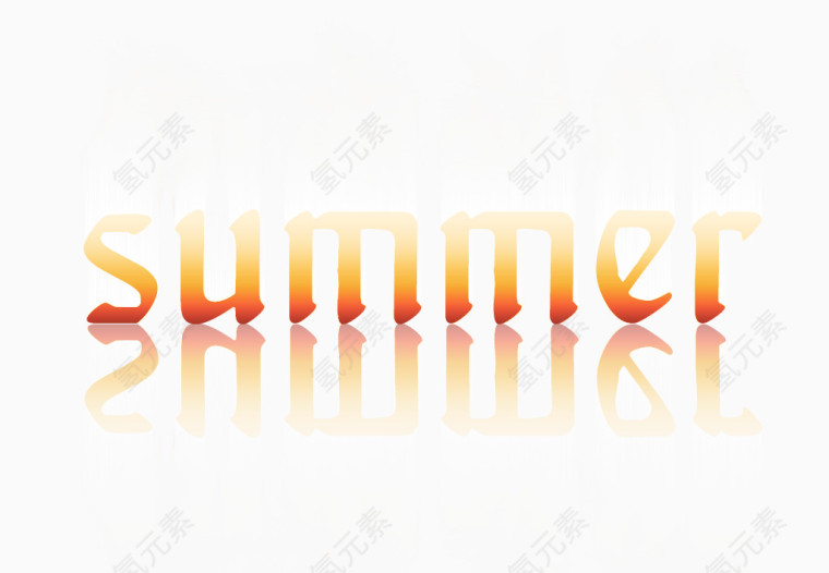 summer特效文字