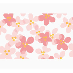 粉色花型授权书底纹素材图